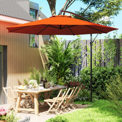 easy patio table with umbrella hole diy How to Make an Easy DIY Umbrella Stand Side Table