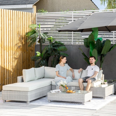 Outsunny aluminium garden discount furniture