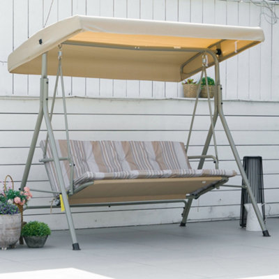 3 person patio on sale swing canopy replacement