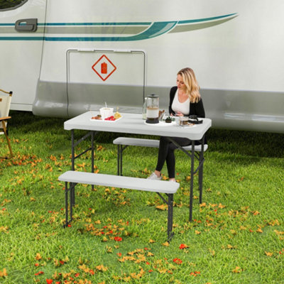 Folding Picnic Outdoor Table And Bench Plans Camping Picnic Table