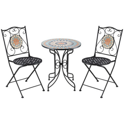 Mosaic bistro deals set b&q