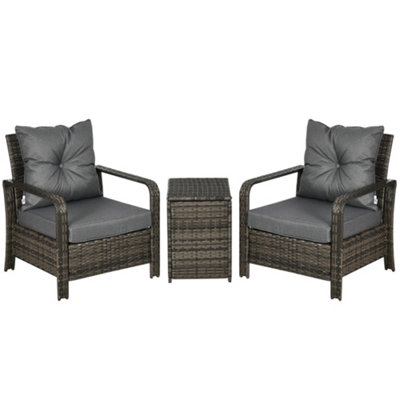 3 piece deals rattan furniture set