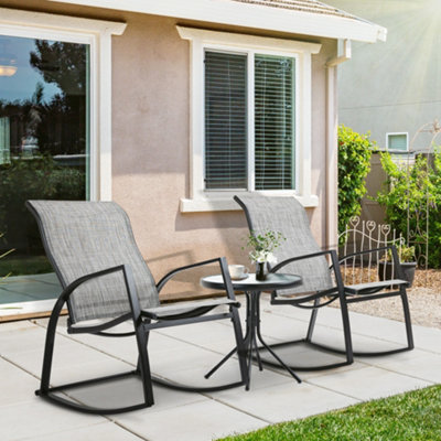 Rocking chair hot sale set outdoor