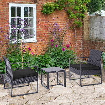 3 piece outdoor high bistro deals set