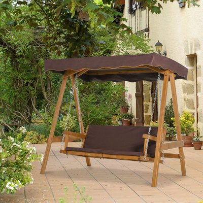 3 seater garden outlet swing seat b&q