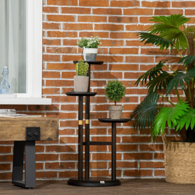 Corner plant hot sale stand outdoor