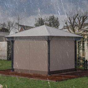 Outsunny 3 x 3 (m) Gazebo Protective Cover, Waterproof Cover for Canopy, Tent