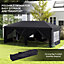 Outsunny 3 x 6m Pop Up Gazebo Height Adjustable Party Tent w/ Storage Bag Grey