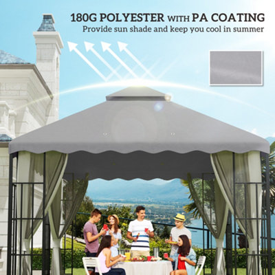 3m x 3m replacement gazebo canopy best sale