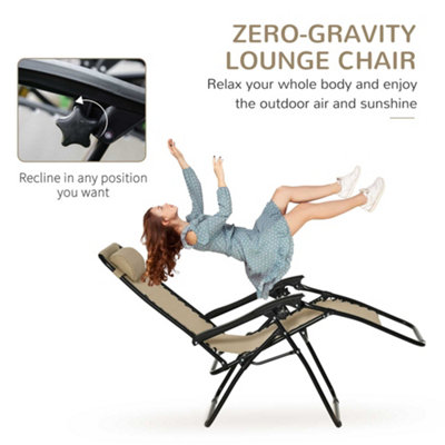 Zero gravity deals chair beige