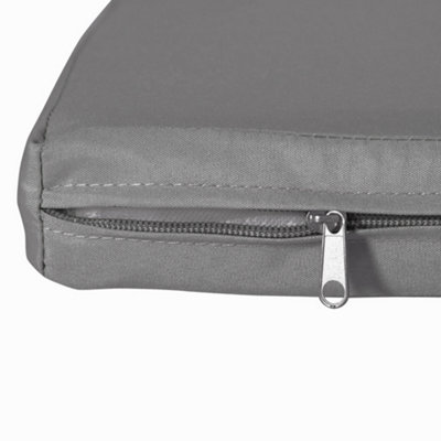 Outdoor Waterproof Cushion Covers Favoyard Patio Chair Cushion Cover 24 X 24 Inch Waterproof Outdoor Seat Cushions Cover For Patio Furniture 3-Year Color Fastness Chair Pads Cover With Handle And Adjustable Straps