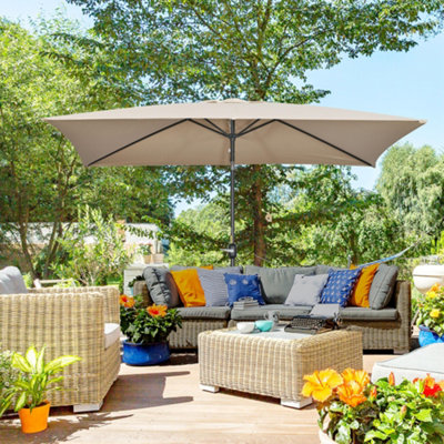 Rectangle deals patio umbrella