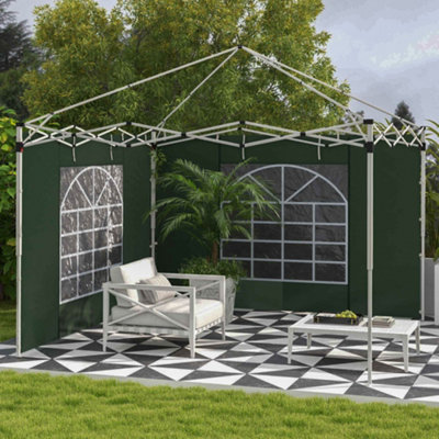 Pop up shop gazebo side panels