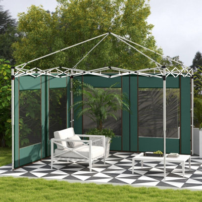 Outsunny 3x3(m) or 3x6m Pop Up Gazebo Side Panels with