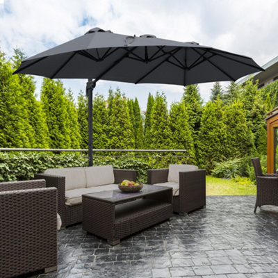 Garden furniture b on sale & m parasols