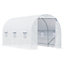 Outsunny 4.5 x 2M Walk-in Polytunnel Greenhouse for Garden, Galvanised Steel