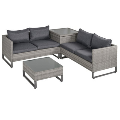 Outdoor lounge deals with storage