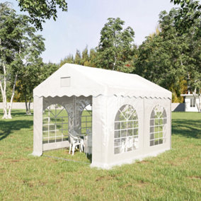 Outsunny 4 x 3 m Patio Garden Party Canopy, BBQ, Camping Gazebo Trent