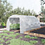 Outsunny 4 x 3 x 2 m Polytunnel Greenhouse Pollytunnel Tent Steel Frame White