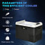 Outsunny 40L Car Refrigerator 12V Portable Freezer for Camping, Driving, Picnic
