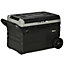 Outsunny 40L Car Refrigerator 12V Portable Freezer w/ Inner LED Light, Wheels