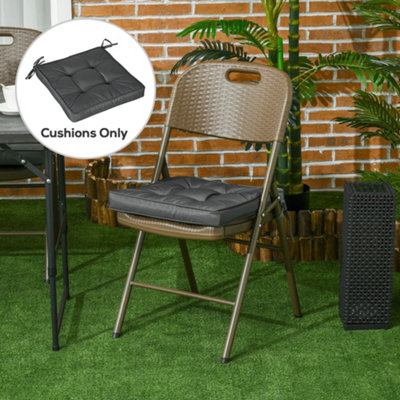 Outsunny Outdoor Seat Cushions 60 X 60 Outsunny 42 X 42cm