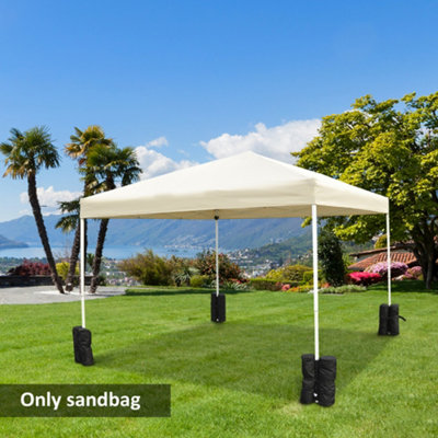 4PCS Garden Gazebo Foot Leg Feet Weights Sand Bag for Marquee Party Tent Set UK