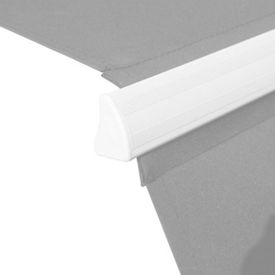 Outsunny 4x2.5m Manual Awning Window Door Sun Weather Shade Handle ...