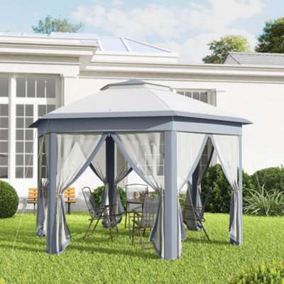 Outdoor deals gazebo curtains