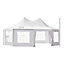 Outsunny 6.8 x 5m Garden Octagonal Gazebo Party Wedding Tent  Heavy Duty Marquee