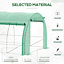 Outsunny 6 x 3 x 2 m Polytunnel Greenhouse Pollytunnel Tent Steel Frame Green