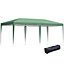 Outsunny 6 x 3M Pop Up Gazebo Patio Party Event Heavy Duty Canopy Green