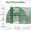 Outsunny  6 x 3M Reinforced Walk-in Polytunnel Garden Greenhouse Steel Frame