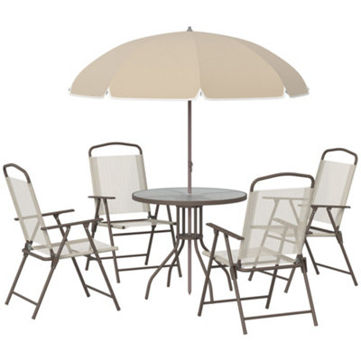 Room essentials 6 piece deals folding patio set