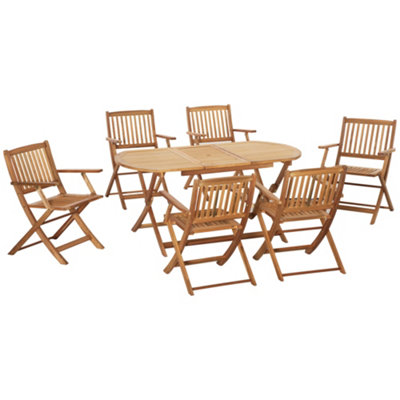 Foldable wooden garden table hot sale