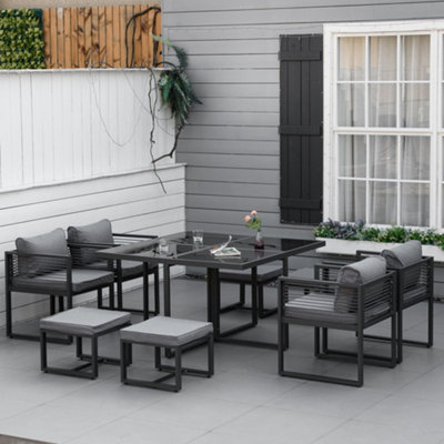 Aluminium garden deals furniture b&q