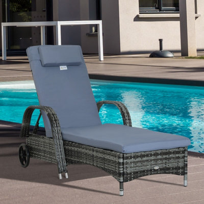 Outsunny sun deals lounger set