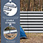 Outsunny Camping Windbreak Portable Wind Blocker Privacy Wall, 540cm x 150cm