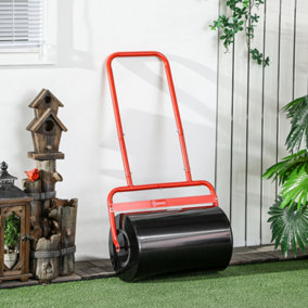 Outsunny Combination Push w/ 38L Sand or Water Garden Red