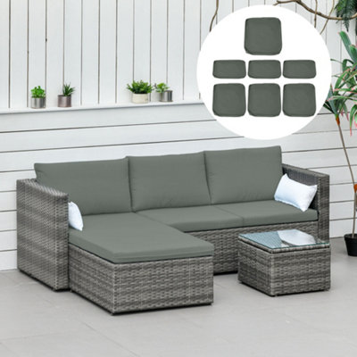 Garden corner 2025 sofa replacement cushions