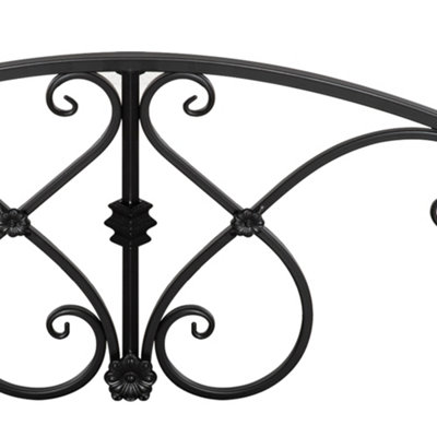 Outsunny Decorative Garden Bridge Landscaping with Railings for Creek Pond