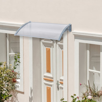 Patio rain outlet shelter