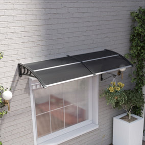 Outsunny Door Canopy Awning Outdoor Window Rain Shelter for Door 196 x 75cm