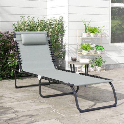 Pvc folding chaise deals lounge