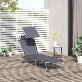 Foldable Sun Lounger Garden seating Garden furniture B Q