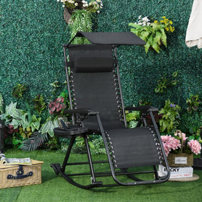 Rocking reclining lawn chair 2025