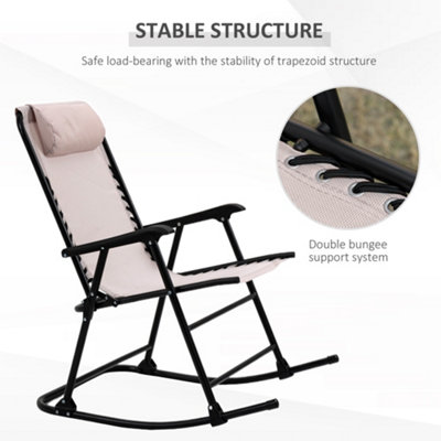 Gardenline folding hot sale rocking chair