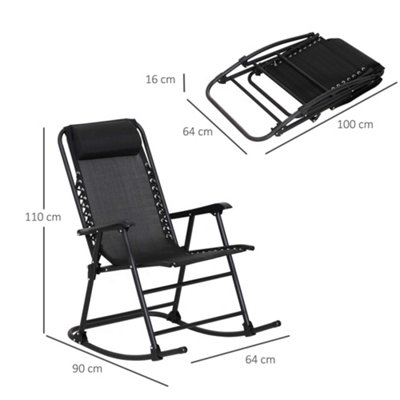 Outdoor rocking online chair portable