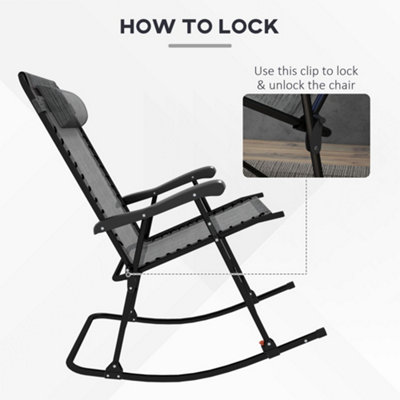 Outdoor portable hot sale rocking chair