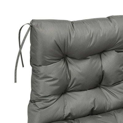 Outsunny Garden Back Chair Cushion Patio Seat Cushion Pad Outdoor & Indoor Use - 8